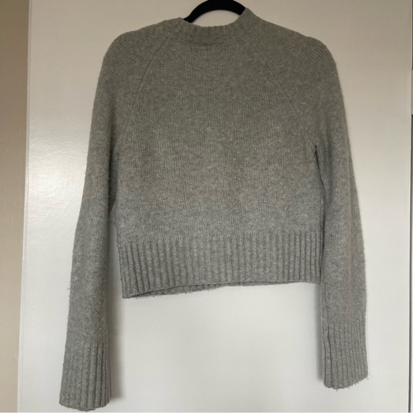 Gray Women's Cardigan Sweater - Picture 6 of 6